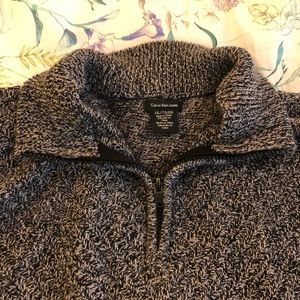 XXL Calvin Klein sweater half zip cardigan